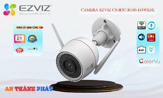 Lắp đặt camera tân phú CS-H3c-R100-1J4WKFL sắc nét Wifi Ezviz