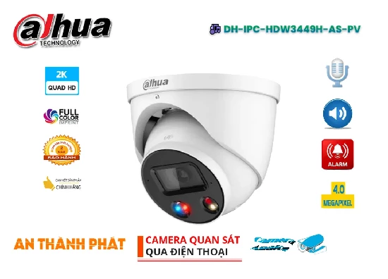 Lắp đặt camera tân phú DH-IPC-HDW3449H-AS-PV Camera An Ninh Chức Năng Cao Cấp