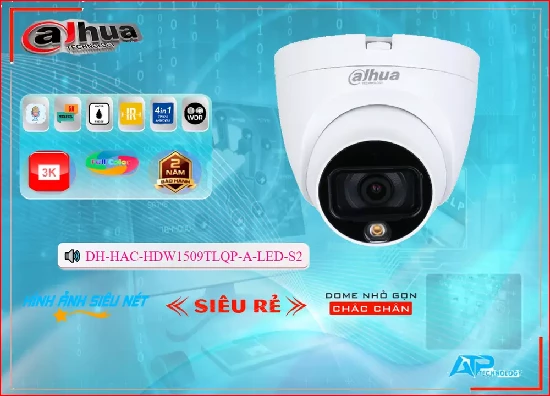 Lắp đặt camera tân phú DH-HAC-HDW1509TLQP-A-LED-S2 sắc nét Dahua