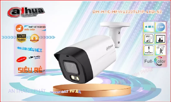 Lắp đặt camera tân phú DH-HAC-HFW1239TLMP-LED-S2 Camera  Dahua Sắc Nét