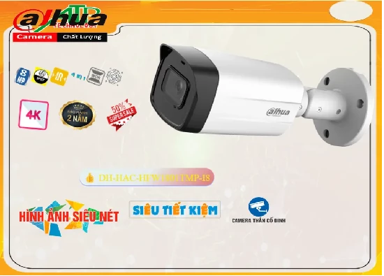 Lắp đặt camera tân phú Camera An Ninh  Dahua DH-HAC-HFW1801TMP-I8 Thiết kế Đẹp