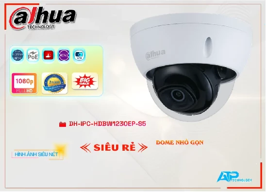 Lắp đặt camera tân phú Camera  Dahua Chức Năng Cao Cấp DH-IPC-HDBW1230EP-S5