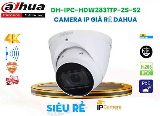 Lắp đặt camera tân phú DH-IPC-HDW2831TP-ZS-S2 Camera  Dahua Thiết kế Đẹp