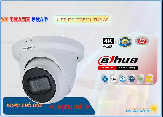 Lắp đặt camera tân phú DH-IPC-HDW3241TMP-AS  Dahua Tiết Kiệm