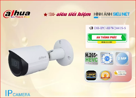 Lắp đặt camera tân phú DH-IPC-HFW2441S-S Camera  Dahua