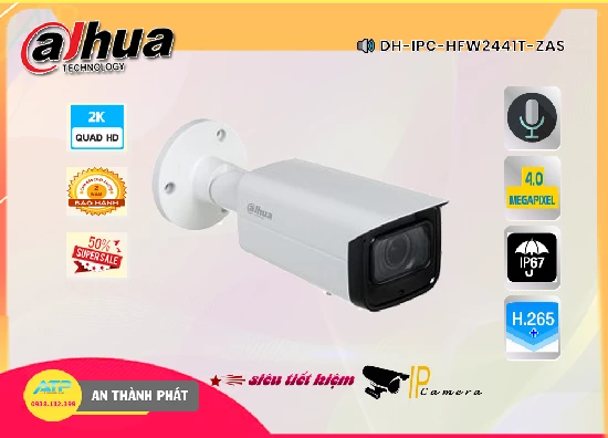 Lắp đặt camera tân phú DH-IPC-HFW2441T-ZAS  Dahua Sắc Nét