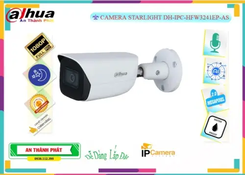 Lắp đặt camera tân phú ✅ DH-IPC-HFW3241EP-AS Camera  Dahua Công Nghệ Mới