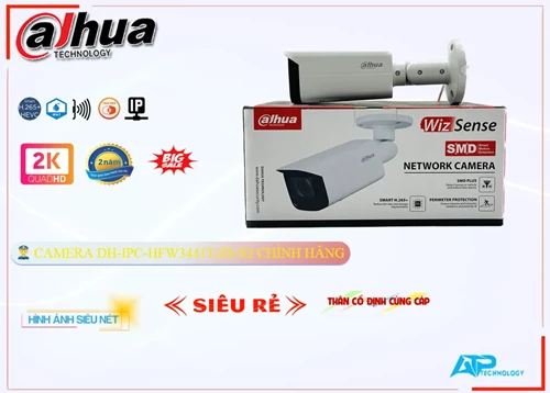 Lắp đặt camera tân phú Dahua DH-IPC-HFW3441T-ZS-S2 Thiết kế Đẹp