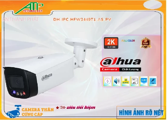 Lắp đặt camera tân phú ✪  Camera An Ninh  Dahua DH-IPC-HFW3449T1-AS-PV Chất Lượng