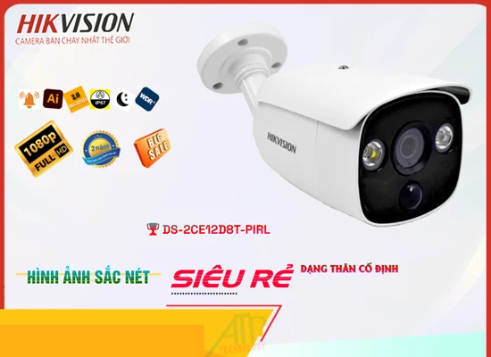 Lắp đặt camera tân phú Camera DS-2CE12D8T-PIRL  Hikvision Sắc Nét ❂ 