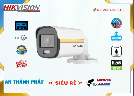 Lắp đặt camera tân phú Hikvision DS-2CE12DF3T-F Giá rẻ ✓