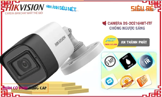 Lắp đặt camera tân phú Camera  Hikvision DS-2CE16H8T-ITF