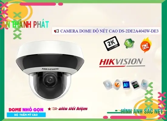 Lắp đặt camera tân phú Camera An Ninh  Hikvision DS-2DE2A404IW-DE3-W Chất Lượng