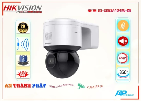 Lắp đặt camera tân phú DS-2DE3A404IW-DE Camera  Hikvision Chức Năng Cao Cấp