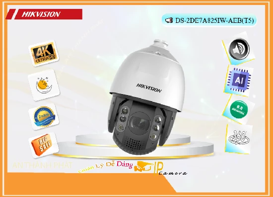 Lắp đặt camera tân phú Hikvision DS-2DE7A825IW-AEB(T5) Công Nghệ Mới