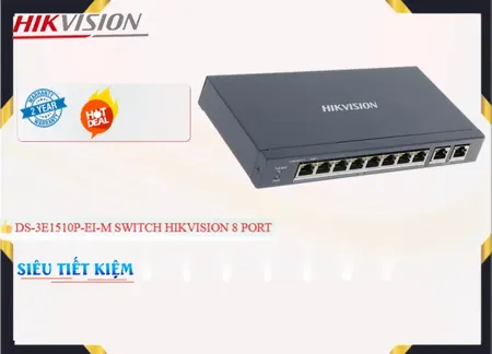 Lắp đặt camera tân phú Switch POE Hikvision DS-3E1510P-EI/M