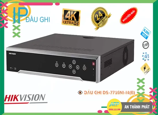 Lắp đặt camera tân phú Đầu Ghi Camera  Hikvision DS-7732NI-K4/16P Thiết kế Đẹp