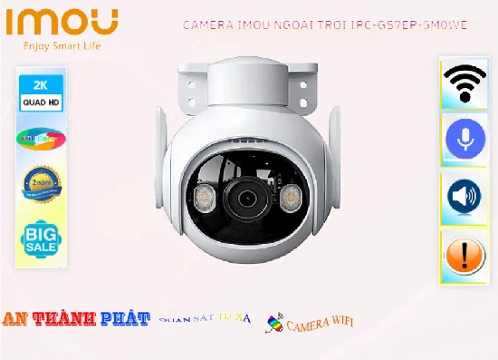 Lắp đặt camera tân phú IPC-GS7EP-5M0WE Camera  Wifi Imou Chất Lượng