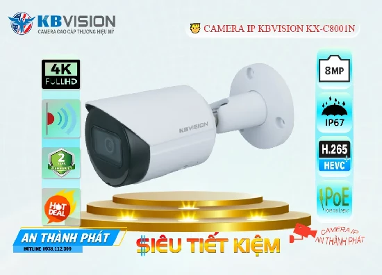 Lắp đặt camera tân phú KX-C8001N  KBvision Công Nghệ Mới