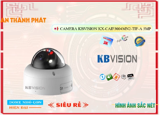 Lắp đặt camera tân phú KX-CAiF5004MN2-TiF-A Camera  KBvision Thiết kế Đẹp