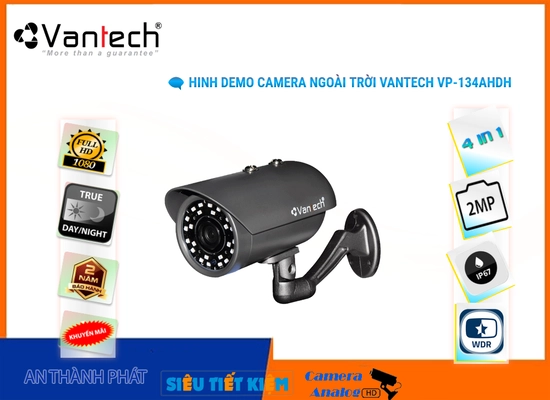 Lắp đặt camera tân phú VP-134AHDH Camera VanTech