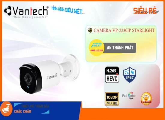 Lắp đặt camera tân phú ❂  Camera VanTech VP-2230IP Mẫu Đẹp