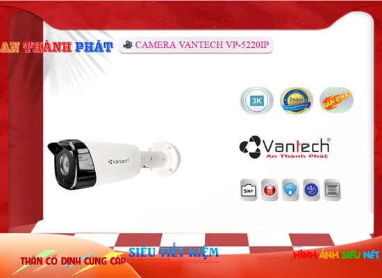 Lắp đặt camera tân phú VanTech VP-5220IP Hình Ảnh Đẹp