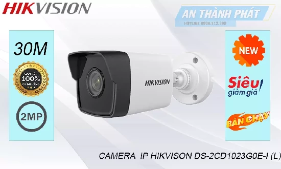 Lắp đặt camera tân phú DS-2CD1023G0E-I(L) sắc nét Hikvision