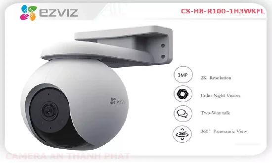 Lắp đặt camera tân phú CS-H8-R100-1H3WKFL-2K-CAMERA-EZVIZ