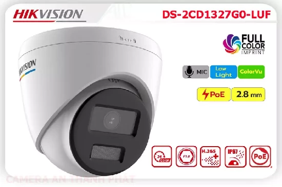 Lắp đặt camera tân phú Camera IPDOME HIKVISION DS 2CD1327G0 LUF