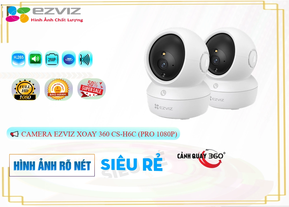 Camera CS-H6c (Pro 1080P) Wifi,Giá CS-H6c (Pro 1080P),CS-H6c (Pro 1080P) Giá Khuyến Mãi,bán Camera Wifi IP Wifi Ezviz