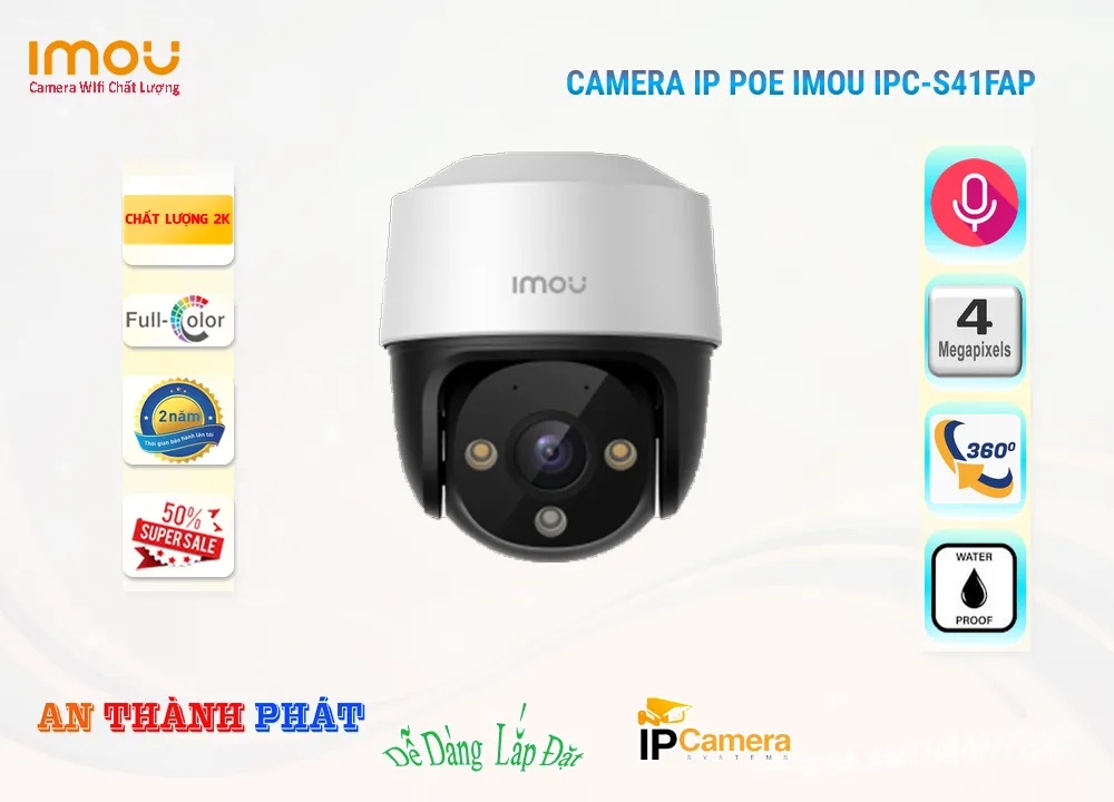 Camera IP POE Imou IPC-S41FAP,Giá IPC-S41FAP,phân phối IPC-S41FAP,IPC-S41FAPBán Giá Rẻ,Giá Bán IPC-S41FAP,Địa Chỉ Bán