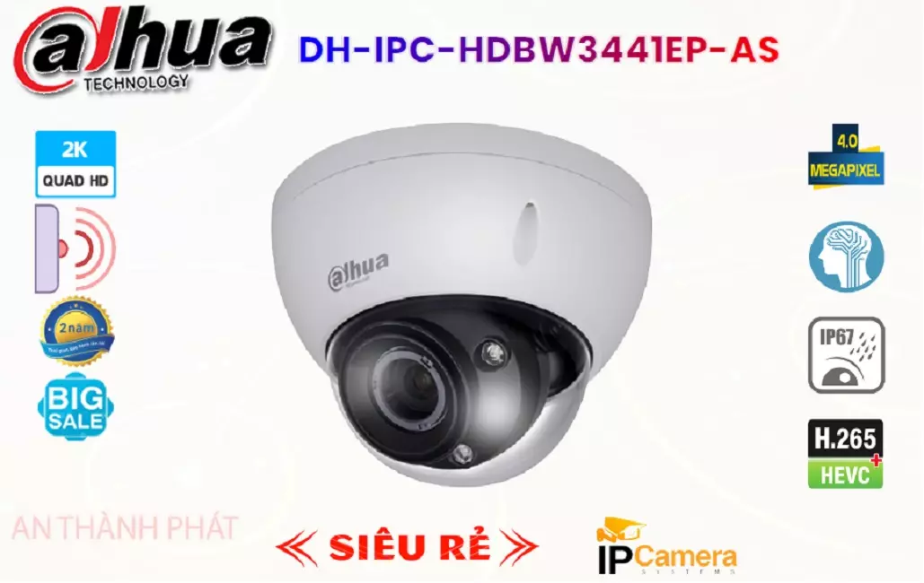 Camera IP Dahua DH-IPC-HDBW3441EP-AS,thông số DH-IPC-HDBW3441EP-AS,DH-IPC-HDBW3441EP-AS Giá rẻ,DH IPC HDBW3441EP