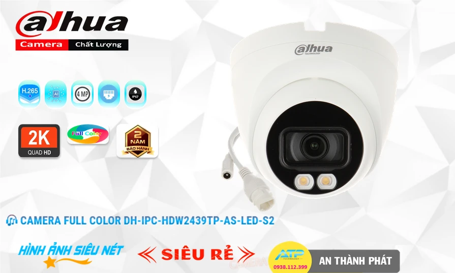 DH-IPC-HDW2439TP-AS-LED-S2 sắc nét Dahua DH-IPC-HDW2439TP-AS-LED-S2 sắc nét Dahua