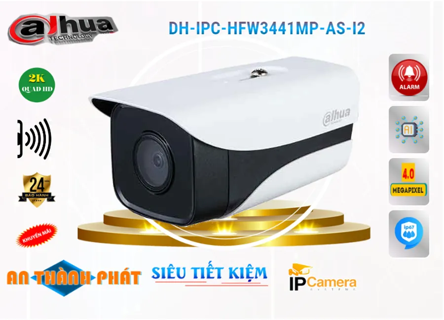 Camera IP Dahua DH-IPC-HFW3441MP-AS-I2,Giá DH-IPC-HFW3441MP-AS-I2,phân phối