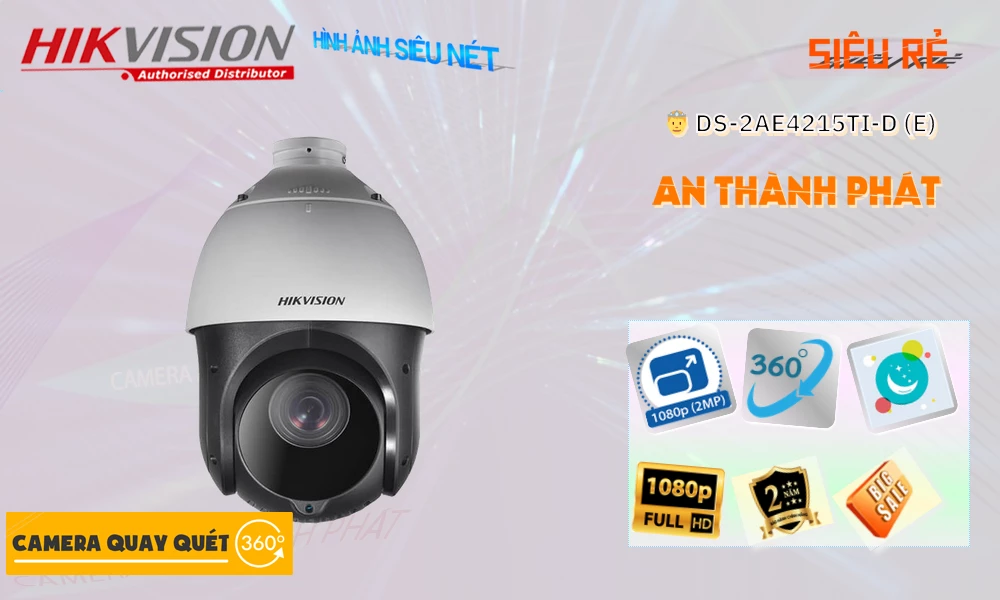 Camera  Hikvision Giá rẻ DS-2AE4215TI-D(E)