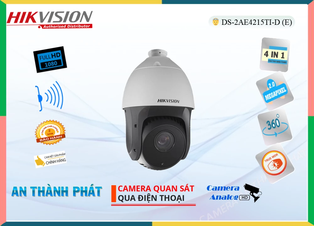 DS 2AE4215TI D(E),Camera Hikvision DS-2AE4215TI-D(E),Chất Lượng DS-2AE4215TI-D(E),Giá DS-2AE4215TI-D(E),phân phối