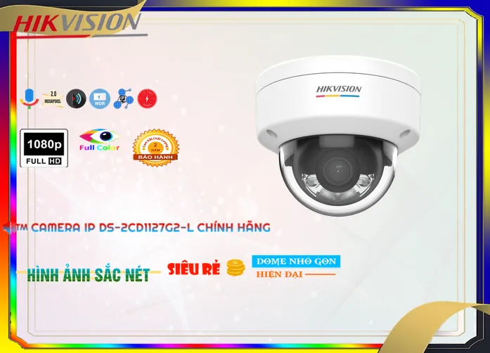 Camera Hikvision DS-2CD1127G2-L,thông số DS-2CD1127G2-L,DS 2CD1127G2 L,Chất Lượng DS-2CD1127G2-L,DS-2CD1127G2-L Công