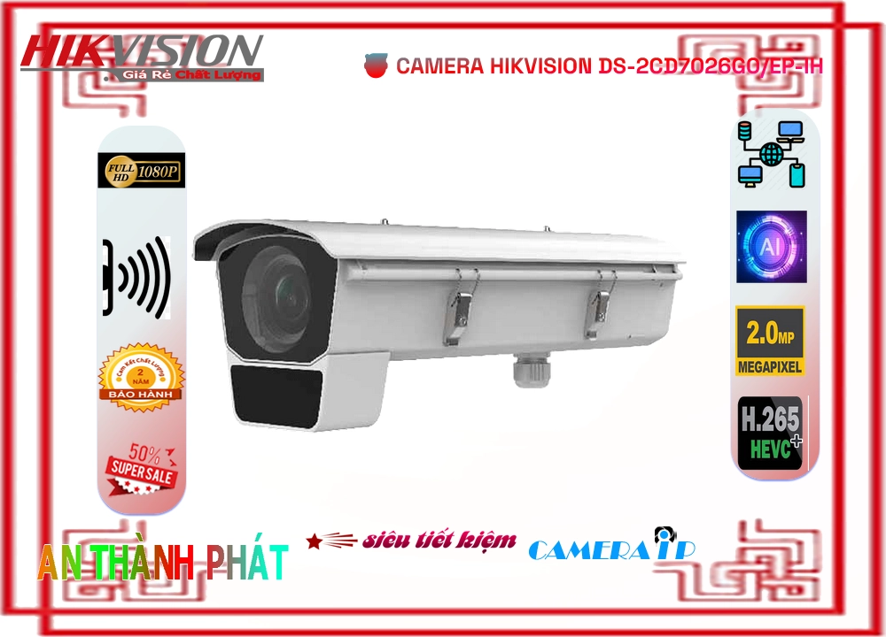 DS-2CD7026G0/EP-IH Camera Hikvision,thông số DS-2CD7026G0/EP-IH, HD IP DS-2CD7026G0/EP-IH Giá rẻ,DS 2CD7026G0/EP