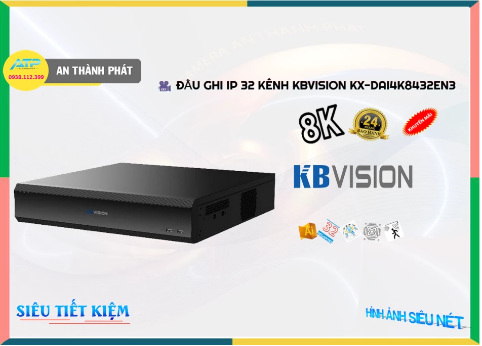 KX DAi4K8432EN3,Đầu Ghi KBvision KX-DAi4K8432EN3,Chất Lượng KX-DAi4K8432EN3,Giá KX-DAi4K8432EN3,phân phối