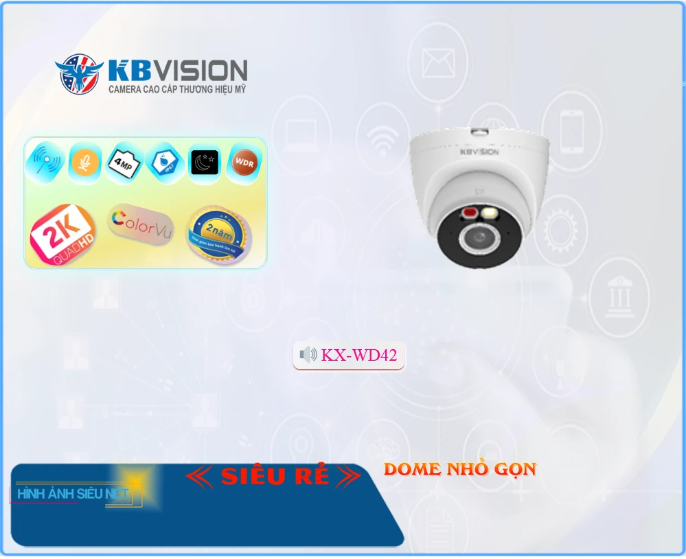KX WD42,Camera KBvision KX-WD42 ۞,Chất Lượng KX-WD42,Giá Wifi IP KX-WD42,phân phối KX-WD42,Địa Chỉ Bán KX-WD42thông số