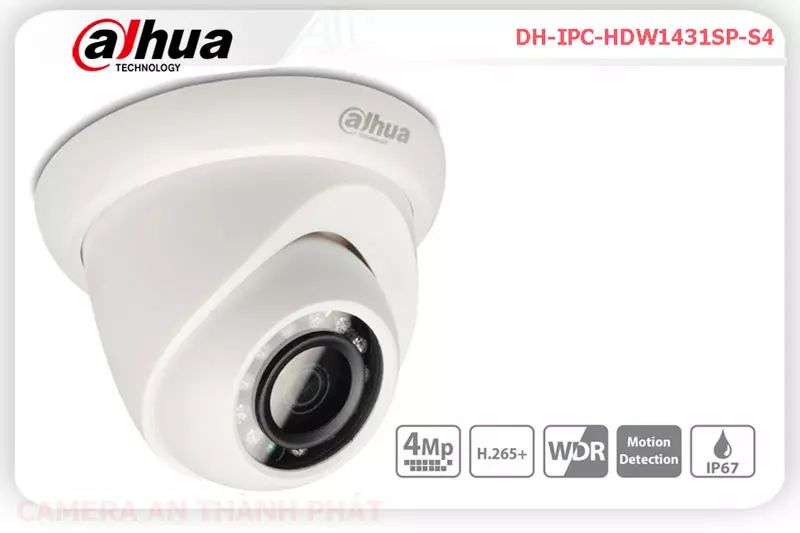 Camera ip dahua DH-IPC-HDW1431SP-S4,thông số DH-IPC-HDW1431SP-S4,DH IPC HDW1431SP S4,Chất Lượng