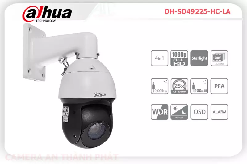 Camera speed dome DH SD49225 HC LA,DH-SD49225-HC-LA Giá rẻ,DH-SD49225-HC-LA Giá Thấp Nhất,Chất Lượng Công Nghệ HD