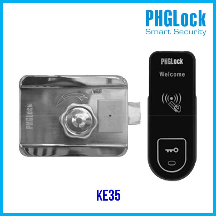Lắp đặt camera tân phú Khóa Cổng Thẻ Từ Lắp Ngoài Trời Phglock KE35                                                                                                
