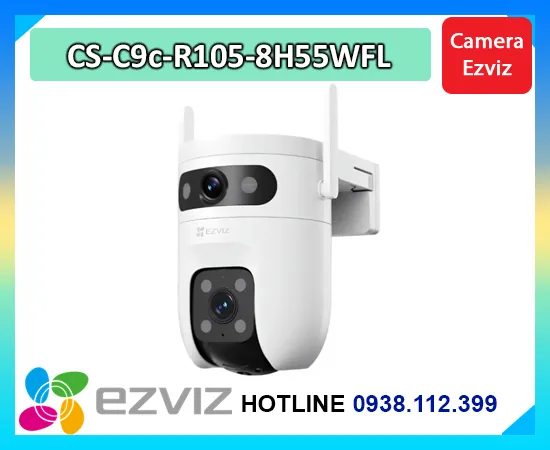 Camera EZVIZ CS-C9c-R105-8H55WFL, Camera WiFi EZVIZ C9c hai ống kính 3K, Camera EZVIZ C9c độ phân giải kép 5MP+5MP, Camera EZVIZ C9c quay quét 350 độ, Camera EZVIZ C9c phát hiện người và xe bằng AI, Camera EZVIZ C9c WiFi hai băng tần, Camera EZVIZ C9c quan sát ban đêm có màu 40m, Giá camera EZVIZ CS-C9c-R105-8H55WFL, Lắp đặt camera EZVIZ C9c 3K tại TP.HCM