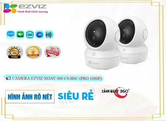 Lắp đặt camera tân phú Camera Wifi IP Wifi Ezviz CS-H6c (Pro 1080P) Mẫu Đẹp