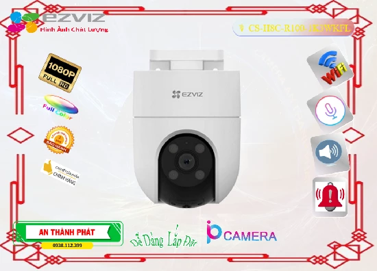Lắp đặt camera tân phú CS-H8c-R100-1K3WKFL Camera Hình Ảnh Đẹp  Wifi Ezviz