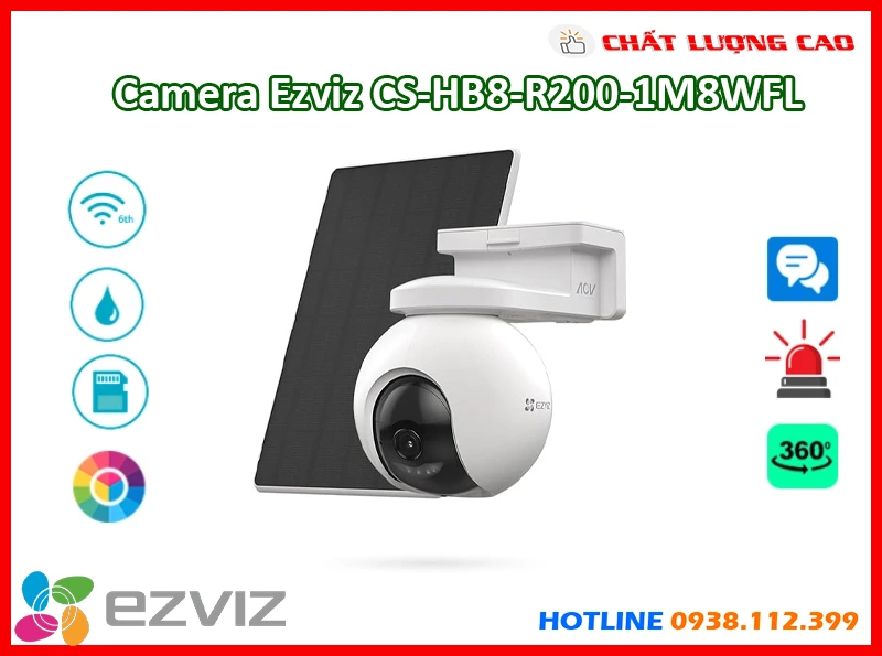 Lắp đặt camera Camera Ezviz CS-HB8-R200-1M8WFL