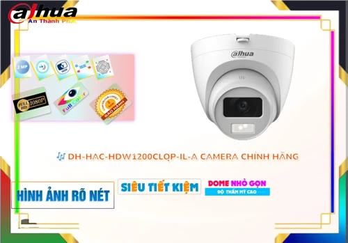 Lắp đặt camera tân phú DH-HAC-HDW1200CLQP-IL-A Camera Sắt Nét  Dahua