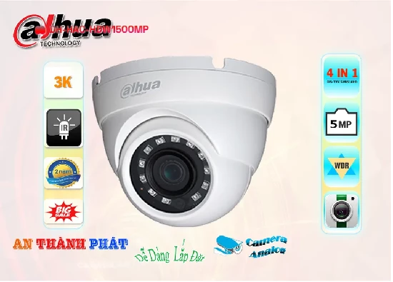 Lắp đặt camera tân phú ✅ Camera DH-HAC-HDW1500MP Thiết kế Đẹp